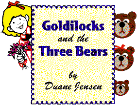Goldilocks & 3 Bears